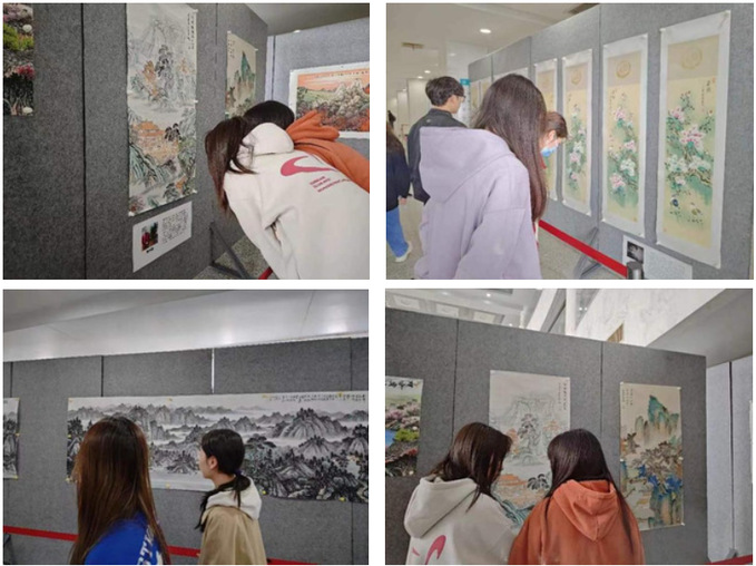 浸潤(rùn)藝術(shù)之韻，涵養(yǎng)時(shí)代之美——我院組織師生參觀“尚美·潤(rùn)心 新中國(guó)名家畫展”文化研學(xué)交流活動(dòng)