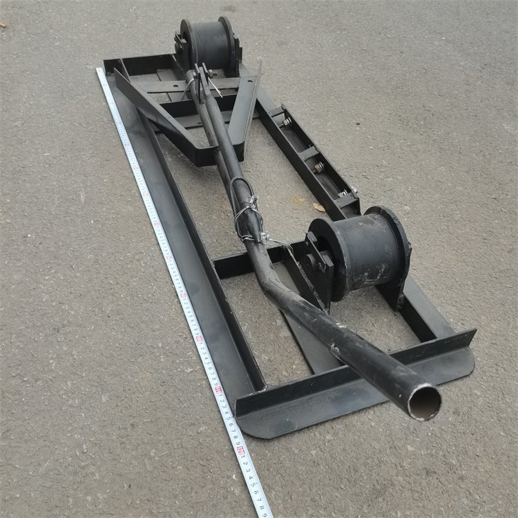 手推式鐵路鋼軌平板運(yùn)軌車 高效輕便的單軌運(yùn)輸解決方案